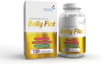 Paxas Belly Flat, Weight Loss, Appetite Blocker, Metabolism-Energy Booster, Sugar Control, Glucomannan, Choline, Garconia Cambogia, Vitamins, 120 Capsules