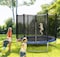 Rainbow Toys, Trampoline 6Ft Free Installation And Delivery High Quality Kids Fitness Exercise Equipment Outdoor Garden Jump Bed Trampoline With Safety Enclosure