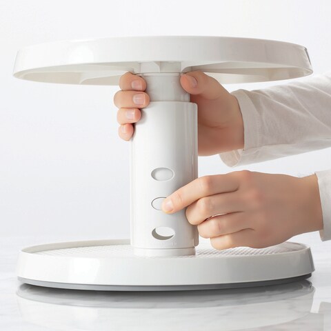 crazy susan 2 tier turntable