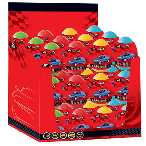 Power Joy Vroom Vroom Die-Cast Magic Egg Car Multicolour Pack of 20