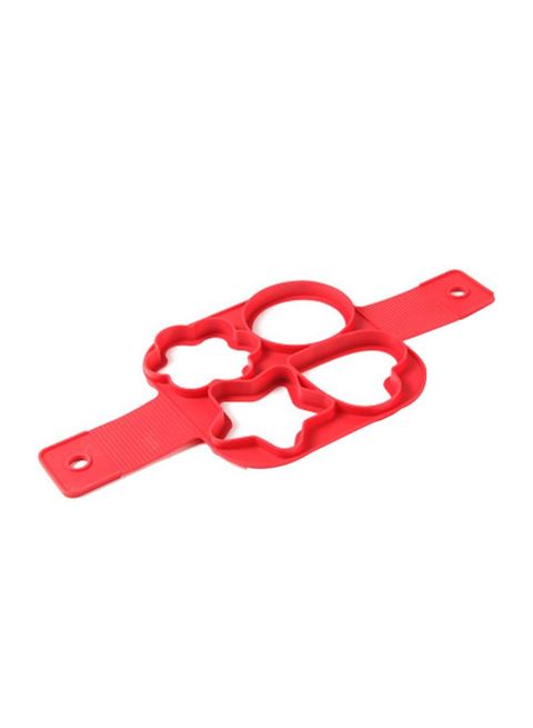 Generic Four-Hole Waffles Mould Red 160 x 350millimeter