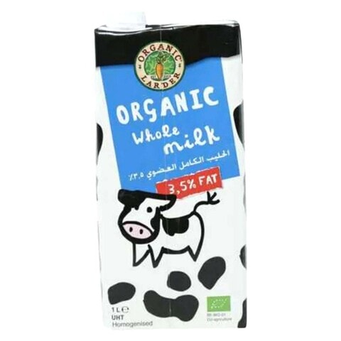 Organic Larder Whole Milk 1L