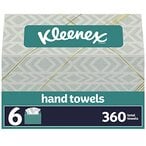 Buy Kleenex Hand Towels, Single-Use Disposable Paper Towels, 6 Boxes, 60 Towels Per Box (360 Towels Total) in UAE