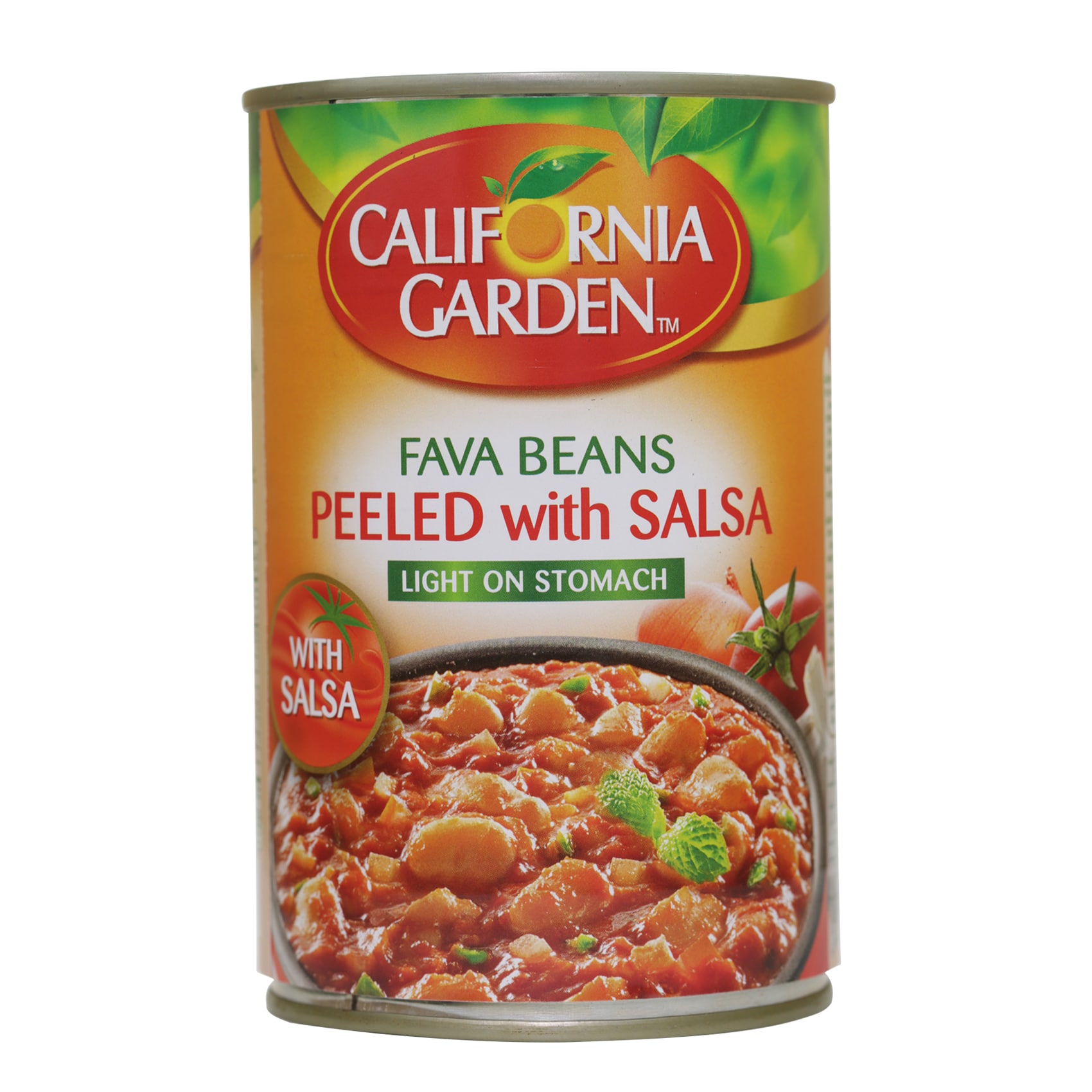 Buy California Garden Canned Peeled Fava Beans With Salsa 450g Online Shop Food Cupboard on