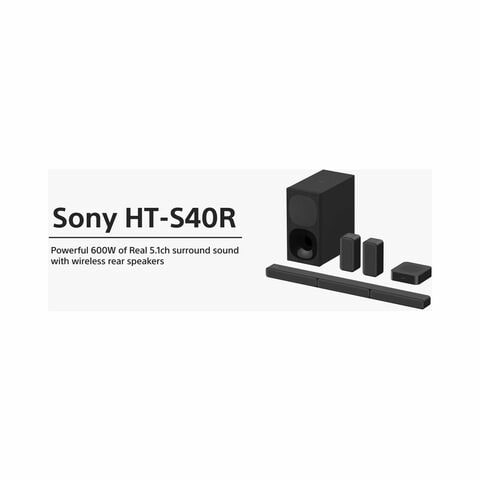 Buy Sony Ht-S40R - 5.1Ch Soundbar With Subwoofer And Wireless Rear Speakers  Online - Shop Electronics & Appliances on Carrefour UAE