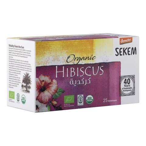Sekem Organic Hibiscus Tea 25 Envelopes
