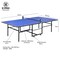 H PRO Folding Movable Tennis Table, Blue