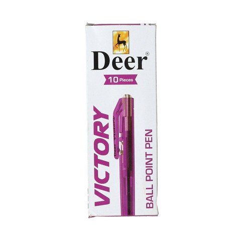 Deer Victory Ball Point Pen 10 Pcs