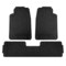 DEO KING 3-Piece High Quality Washable Car Mat Set