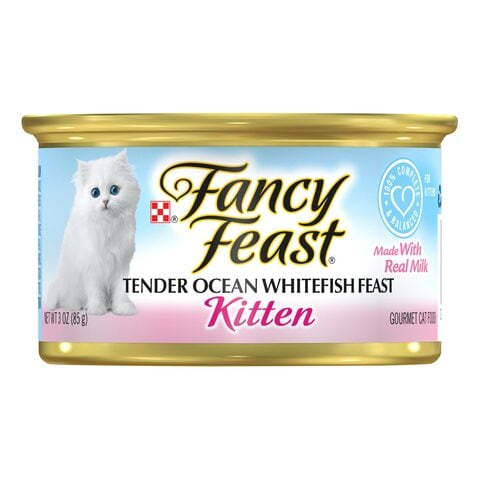 Purina Fancy Feast Kitten Ocean Whitefish Wet Cat Food 85g