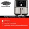 Instant Vortex Air Fryer, 5.7 L 6Quart, 6 OneTouch Cooking Programs, Digital Touchscreen, Large Square NonStick Fryer Basket, INP140306701GC, Stainless Steel
