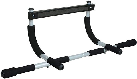 Marshal Fitness Ultimate Iron Gym Total Upper Body Workout Bar Pull up bar Doorway Heavy Duty Chin up bar Trainer for Home Gym Doorway Pull up bar or dip bar-MF-0274