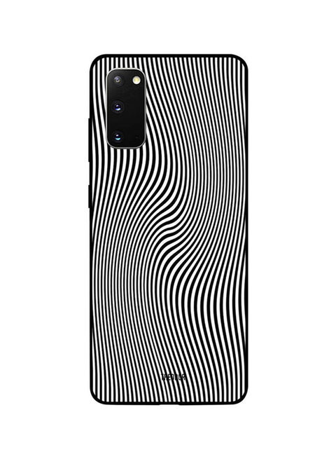Theodor - Protective Case Cover For Samsung Galaxy S20 White/Black