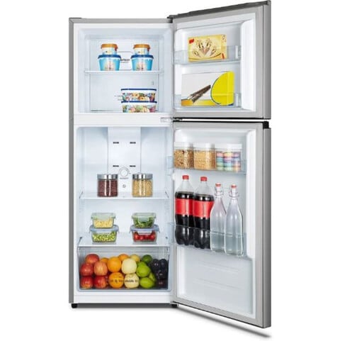 Hisense 203L Net Capacity, Top Mount Double Door Refrigerator, RT264N4DGN, Silver