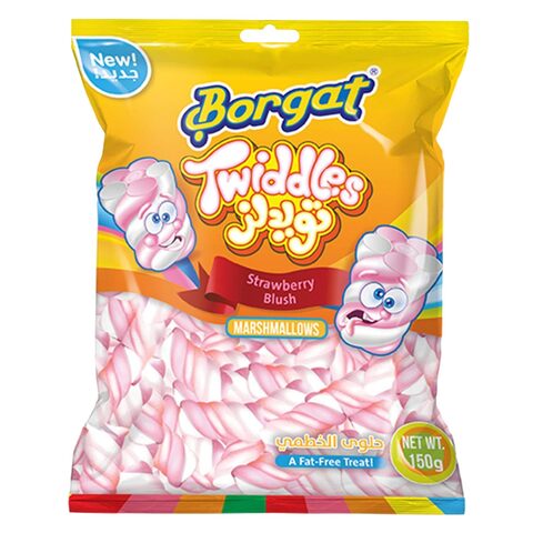 Borgat Twiddles Strawberry Marshmallows 150g