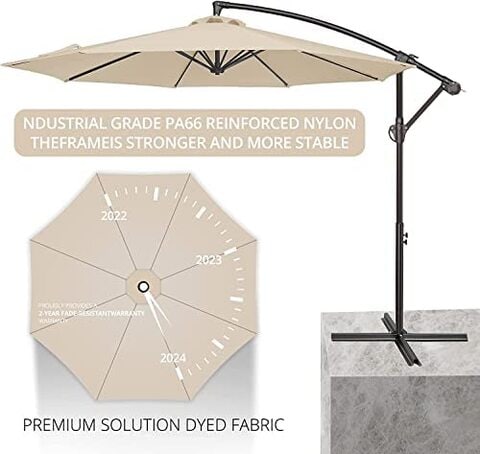 Tilting garden deals parasol