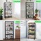 Sky-Touch 5 Tier Foldable Storage Organizer, 35x72x160.5cm Kitchen Cabinet Storage Rack, Movable Steel Storage Shelf Rack, Shelf Storage Multipurpose Rack For Living Room Bedroom Kitchen Garage, Black