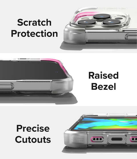 Ringke - Apple iPhone 14 Pro Max Case Cover - Fusion Bumper  Series - Matte Smoke Black
