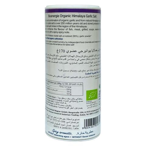 Bioenergie Organic Salt Himalayan Garlic 170g