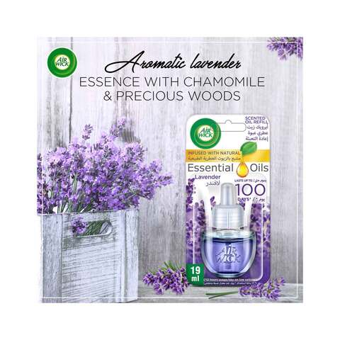 Air Wick Scented Oil Fragrance Diffuser + Refill Kit, Lavender Fragrance, 19ml