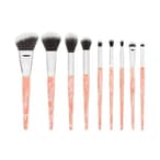 اشتري BH Cosmetics Rose Quartz Brush Set 9 Pieces في السعودية