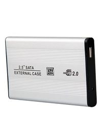 Generic USB 2.0 Sata Hard Disk Drive External Adapter Case Silver