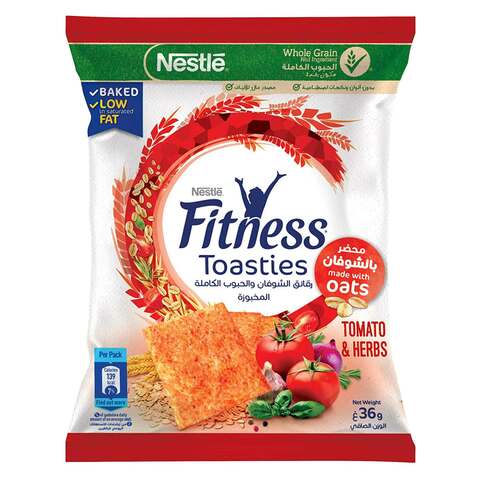 Nestle Fitness Toasties Tomato And Herbs Oats 36g
