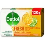 Buy Dettol Fresh Antibacterial Bathing Soap Bar, Citrus  Orange Blossom Fragrance, 120g in Kuwait