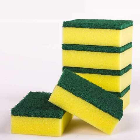 Generic AKC Kitchen Sponge with Scrubber Packet of 6 Pieces