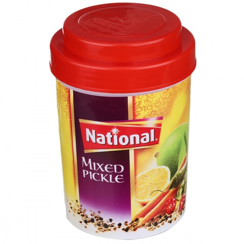 National Mixed Pickle Plastic Jar 400 gr