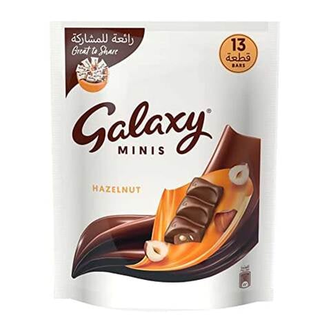 جلاكسي مينيس شوكولاتة بالبندق - 162.5 جرام - 12 قطعة