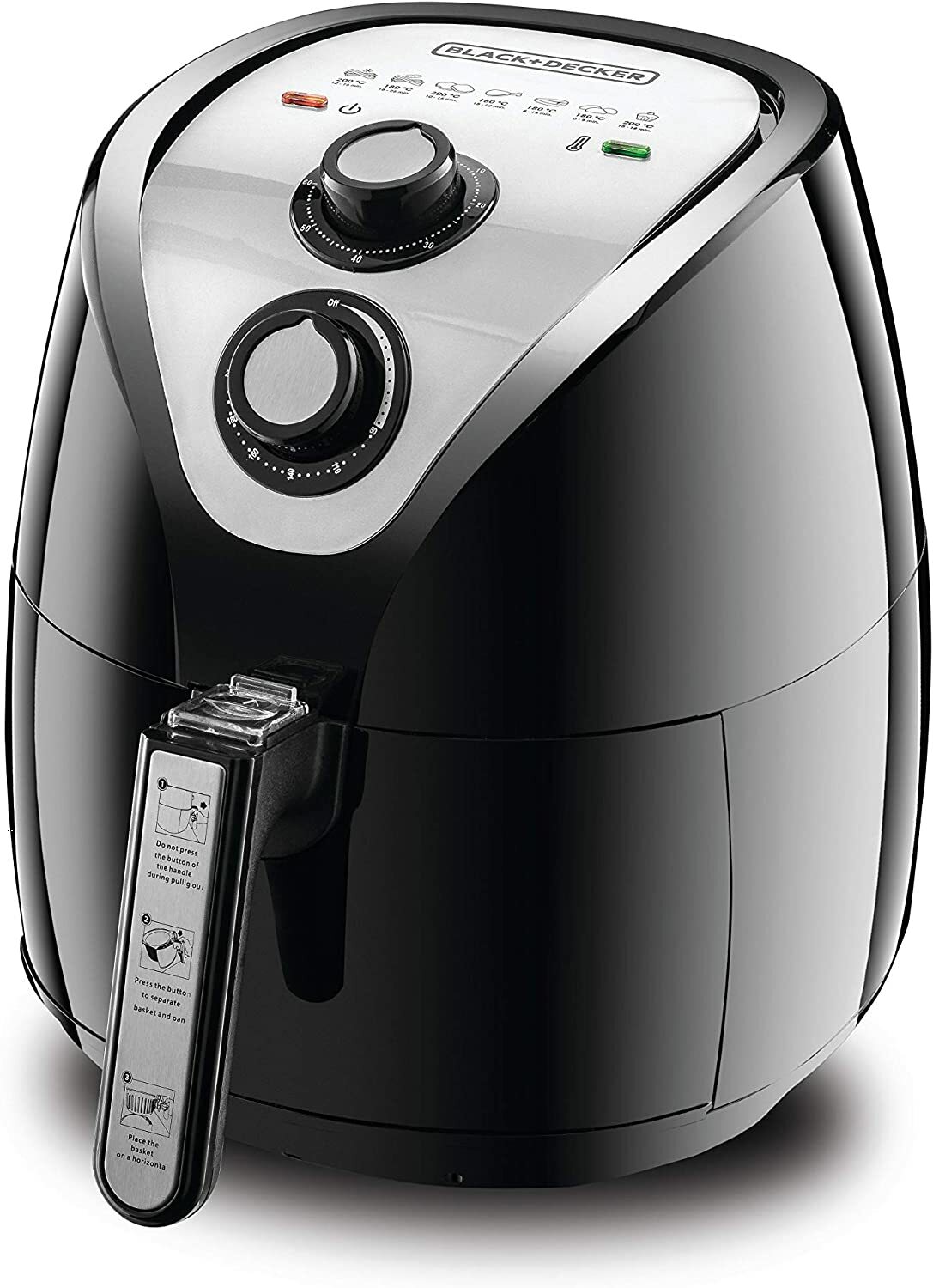 Buy Black Decker AF200 B5 2.5L 800Gms capacity Manual Air Fryer