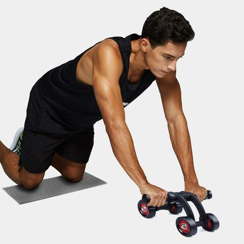 Buy Copps Ab Wheel & Roller Fitness Equipment 4 Wheels Ergonomic Abdominal  Roller Carving System Home Gym Boxing Exercise Workout Equipment Online -  Shop Health & Fitness on Carrefour Saudi Arabia