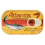 Buy Atlantis Spiced Sardines In Vegetable Oil 125g in Kuwait