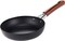 Rotwal Iron Black Coated Fry Pan For Induction Stove And Gas From Japan (20 cm)