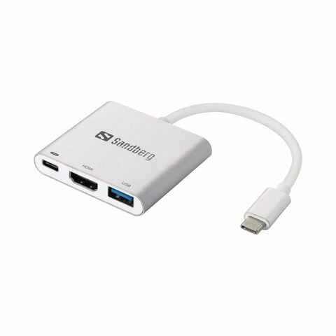 Sandberg USB-C Mini Dock HDMI With USB White