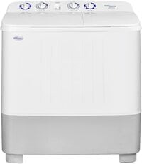 Super General 10 Kg Twin-Tub Semi-Automatic Washing Machine, White, Top-Load Washer With Low Noise Gear Box, Spin-Dry, SGW-1056-N, 84 x 49 x 92 cm, 1 Year Warranty (Installation not Included)