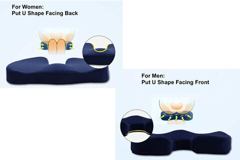 Memory foam best sale lumbar cushion