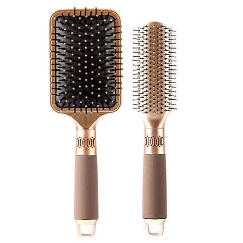 DEO KING 2-Piece Airbag Massage Comb Sets - Large Square And Square