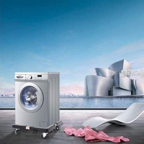 Movable stand store for washing machine