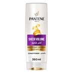 Buy Pantene Pro-V Sheer Volume Conditioner Boosts Hair Thickness 360ml in Saudi Arabia