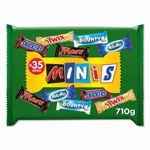 Best of Minis  Pouch 35 Chocolate Bars 710g
