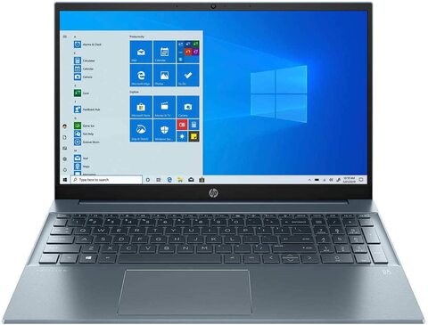 HP Pavilion Laptop 15-EG0073, Touchscreen 15.6&quot; FHD, 11th Gen Intel Core i7, 16GB RAM, 512GB SSD, Intel Iris Xe Graphics, Windows 10, EN-AR Keyboard, Fog Blue