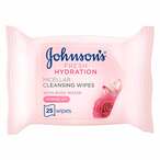 Buy Johnsons Fresh Hydration Micellar Cleansing Wipes, Rose Water - 25 Wipes in Kuwait