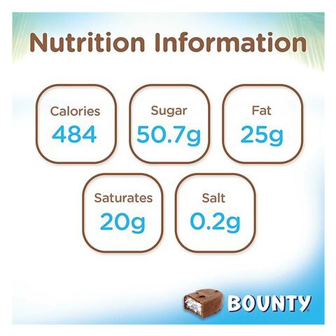 Bounty Milk Chocolate Bar 55g