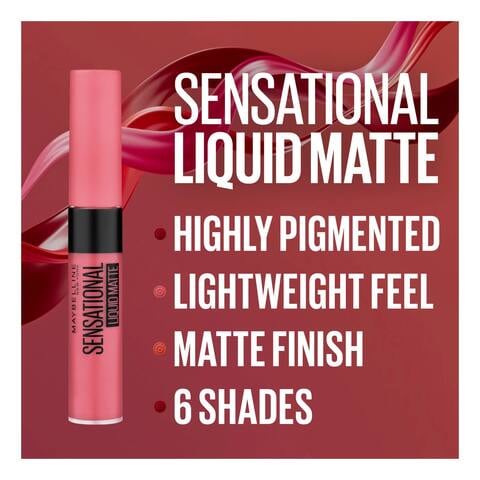 Maybelline sensational deals liquid matte lipstick