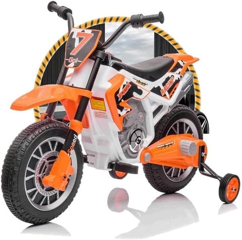 Lovely Baby Rideon Kids Powered Riding Sport Motorbike LB 1222 (Orange)