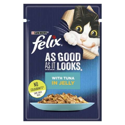 Buy Felix As Good As It Looks with Tuna in Jelly85g Online - Shop Pet ...