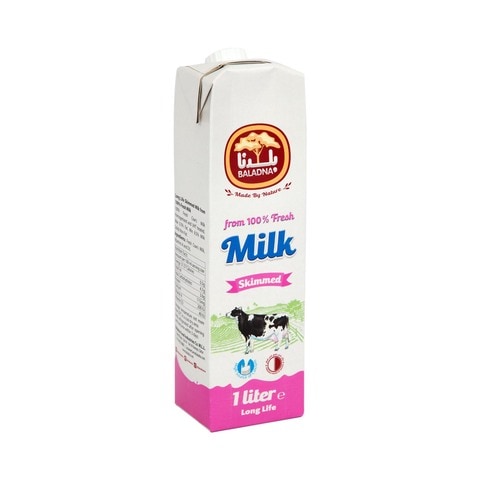 Baladna Long Life Skimmed Milk 1L