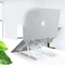 Ergonomic Laptop Stand Portable Adjustable Aluminum Desktop Ventilated Cooling Holder Anti Slip Folder and easy to carry